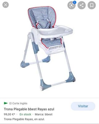 trona infantil bbest nueva 