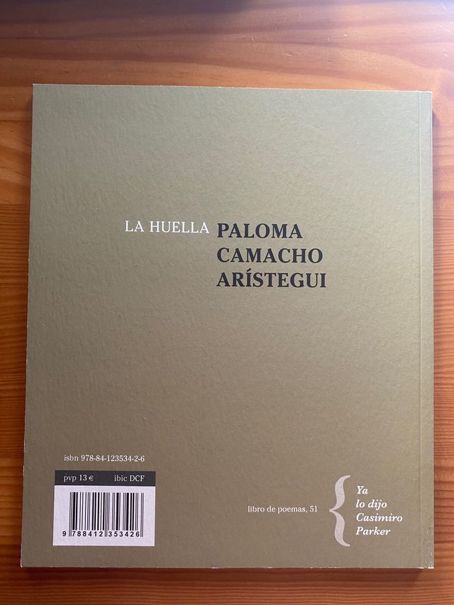 Libros de poemas érase y fue Casemiro Parker