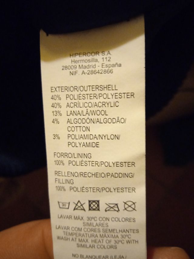 Cazadora Beisbolera T13-14