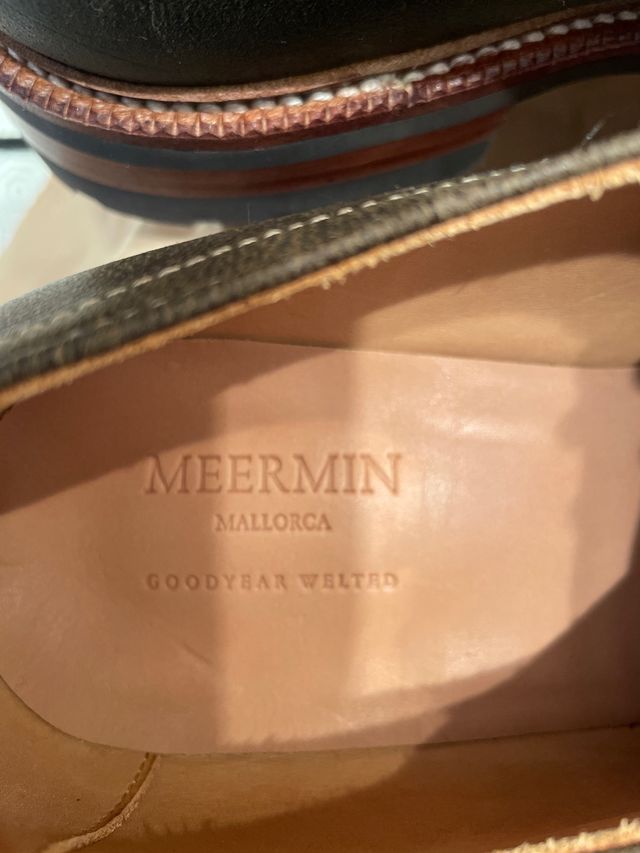 Zapatos Meermin mocasines blucher hombre 42
