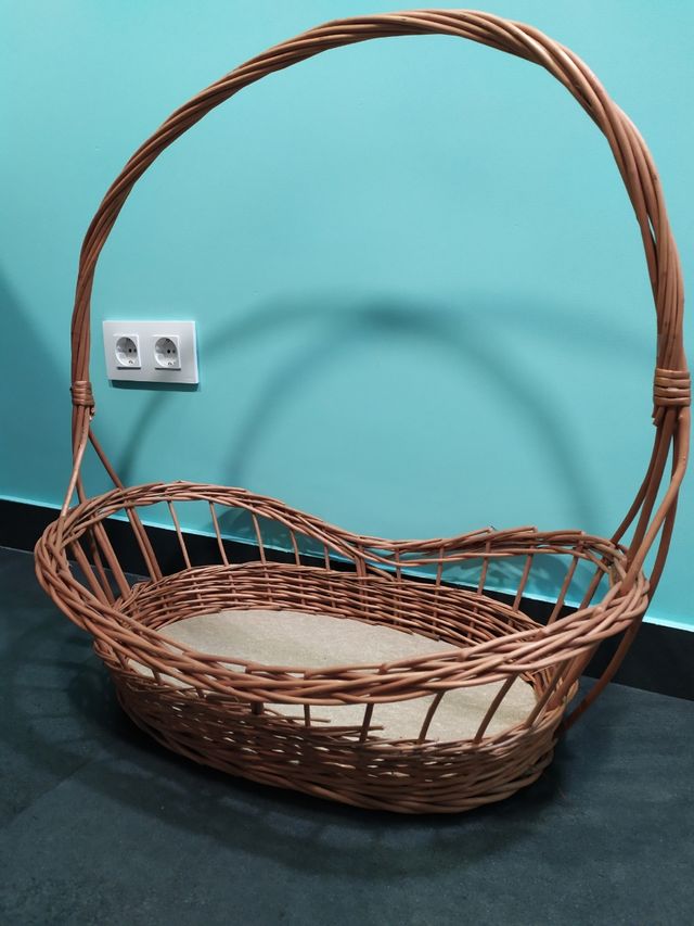 Cesta de mimbre grande