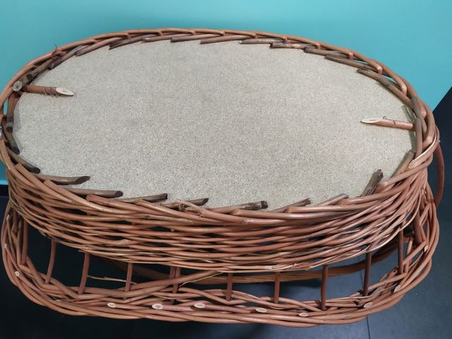 Cesta de mimbre grande