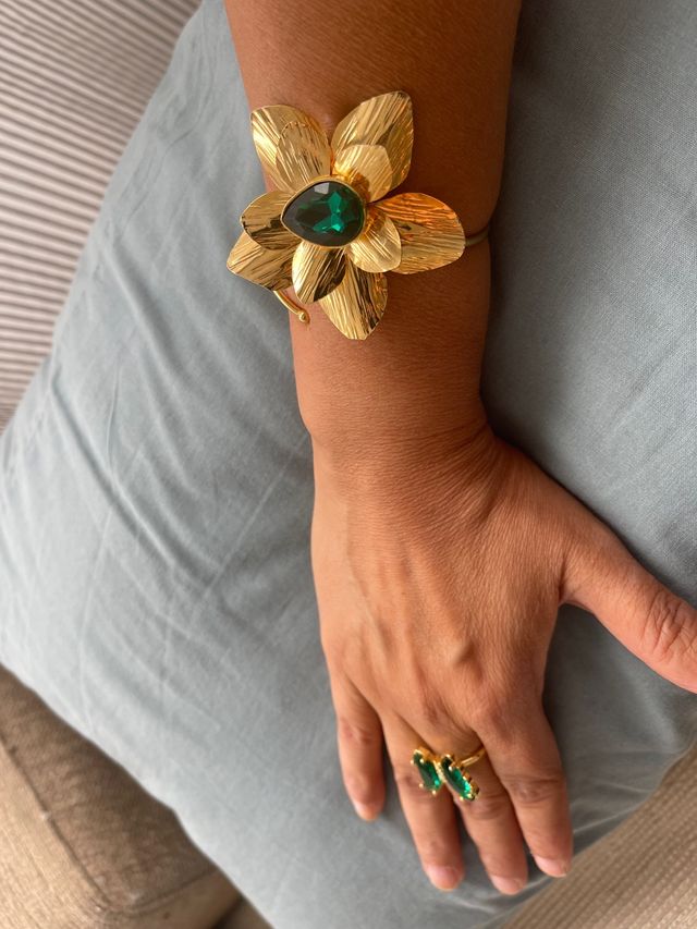 Pulsera + anillo material rebobinado