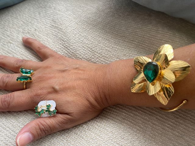 Pulsera + anillo material rebobinado