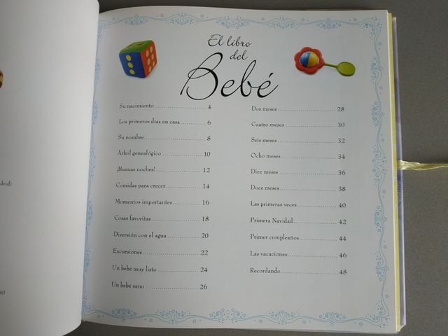 album de recuerdos de bebe