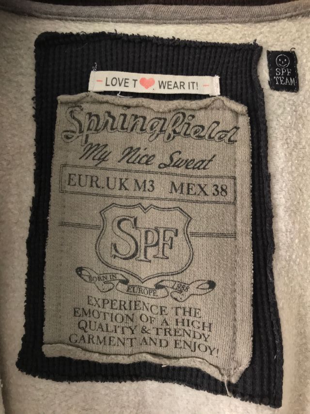 Chaqueta sudadera con capucha Springfield