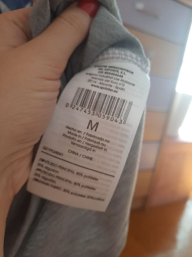 Camiseta Capitán América talla M