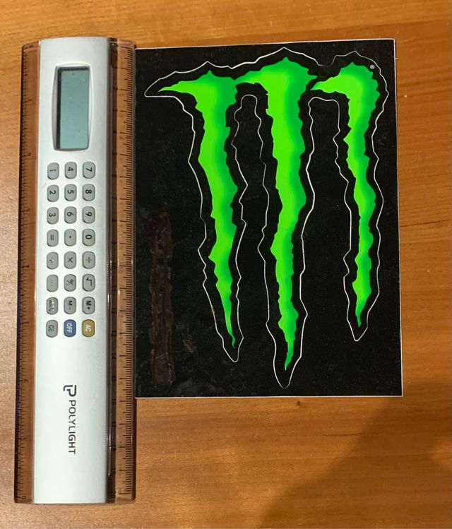 Adesivo Monster 16x11,5 cm