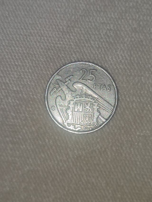 25 pesetas  1957