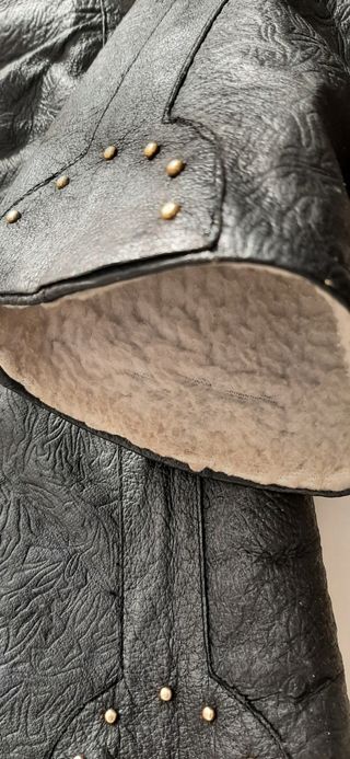 Botas altas piel planas negras n° 34