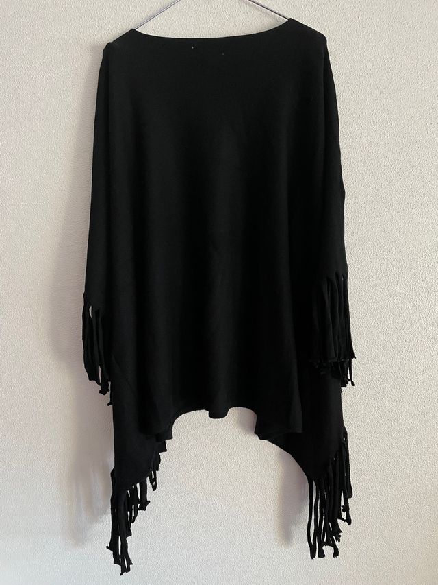 Poncho preto M