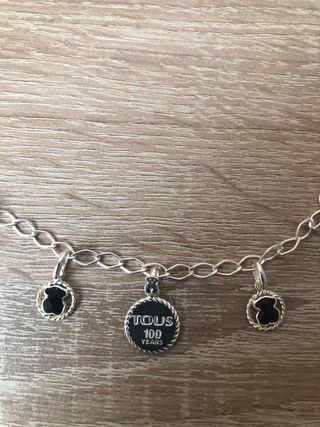 Collar monedas plata, de TOUS, original, nuevo 