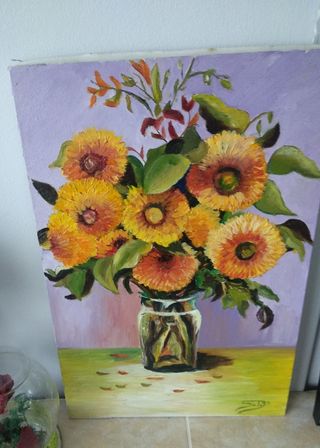 cuadro pintado a óleo