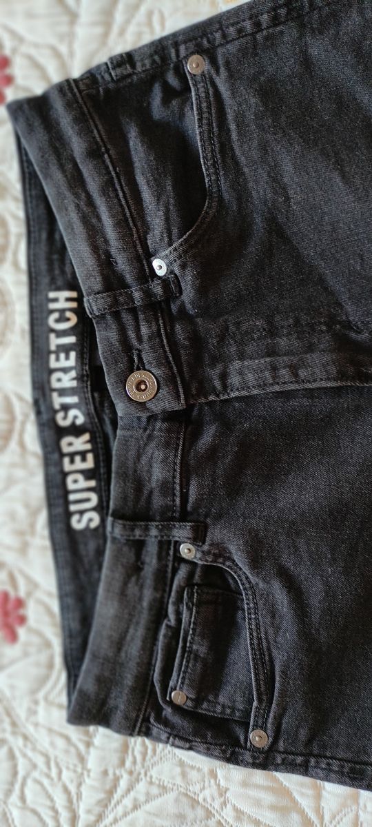 Jeans elasticizzati neri T12 HM