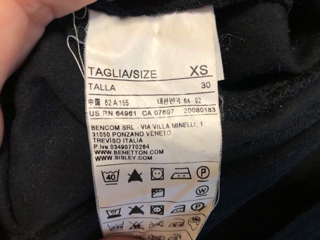 Pantalón negro embarazada