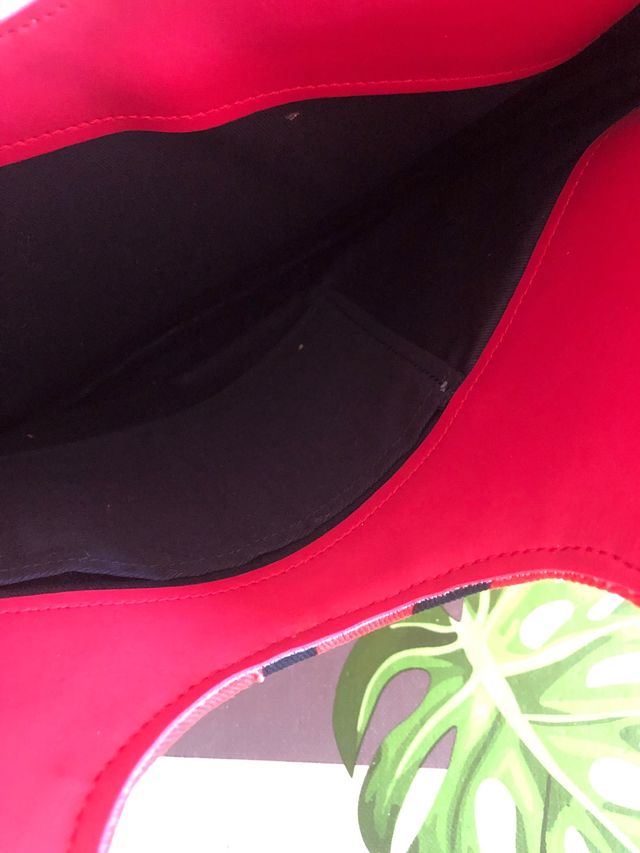 Lote 3 bolsos y bailarinas rojas