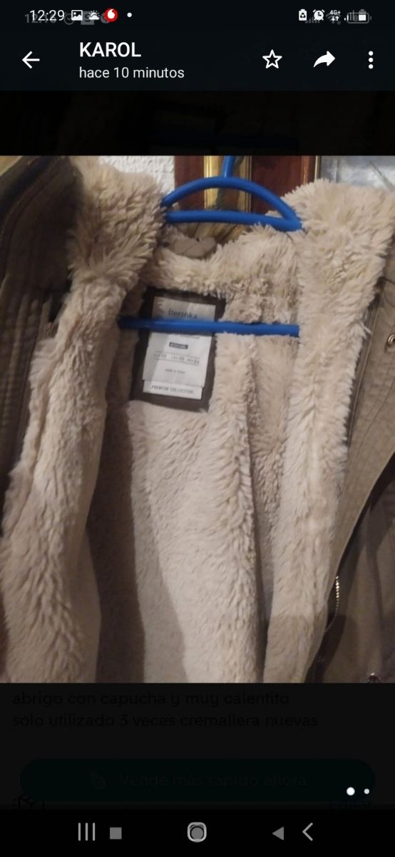 ABRIGO MUJER MARRON (Tierra)