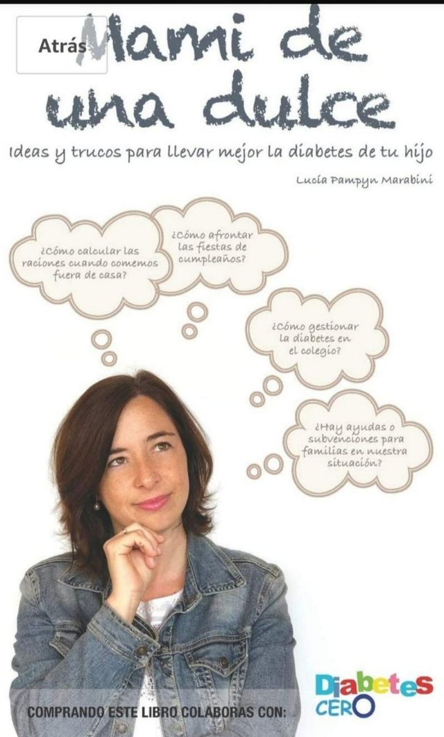 LIBRO "MAMI DE UNA DULCE" PARA DIABETES EN NIÑOS