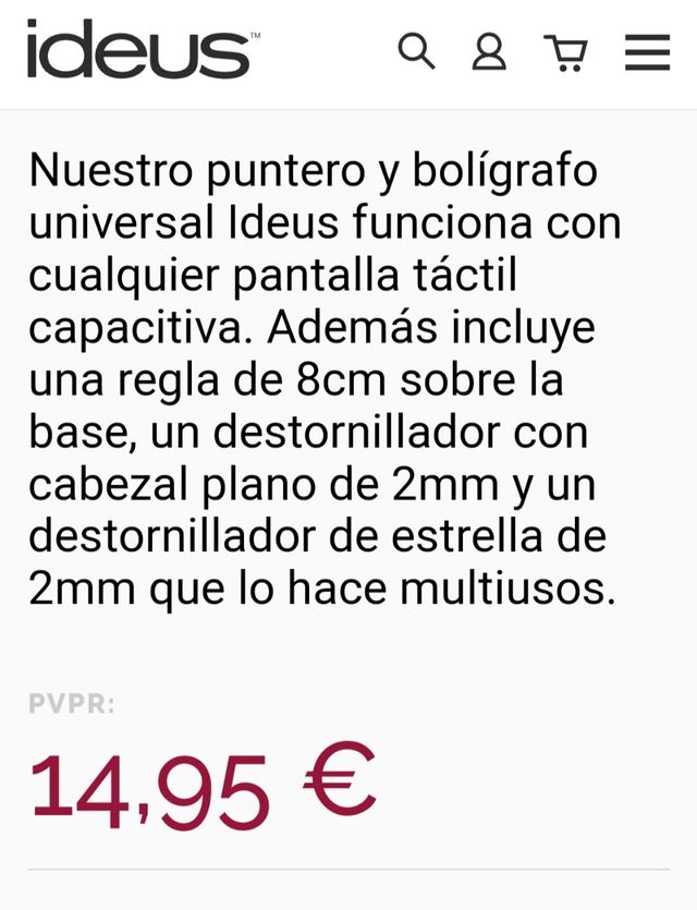 Puntero universal multiusos Ideus.