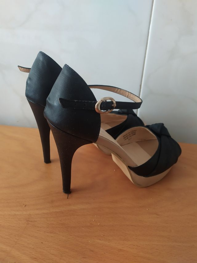 zapato tacon negro