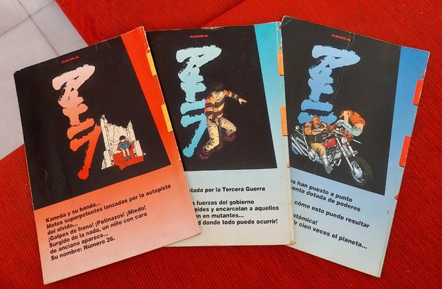 AKIRA N° 1,4,5 DRAGON GLÉNAT