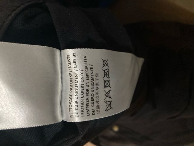 Cazadora cuero marrón M