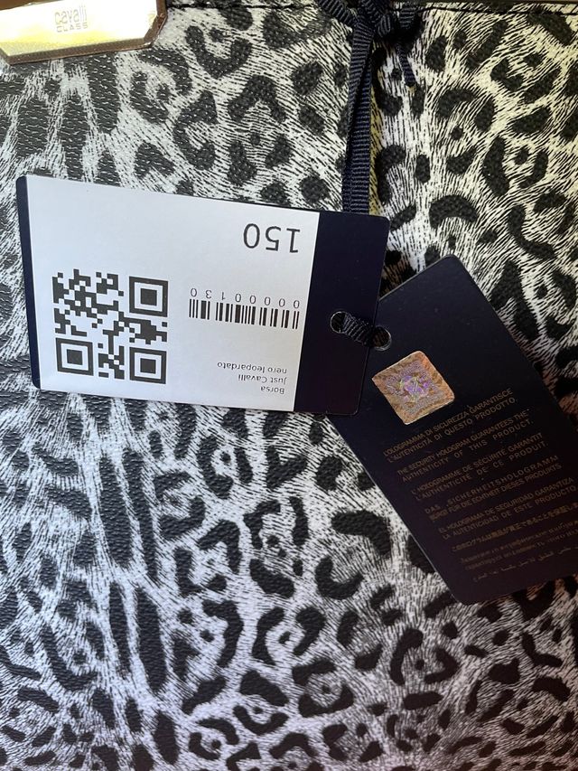 Borsa di  Roberto Cavalli nuova con cartellino