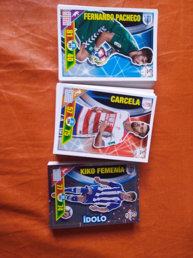 Lote 124 cromos diferentes Adrenalyn XL 2016-2017