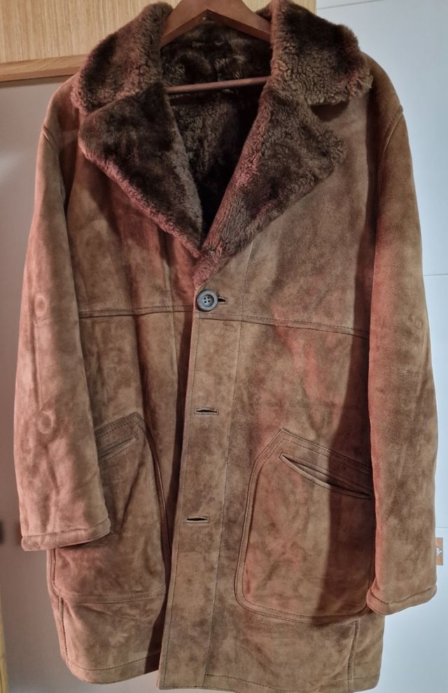 Abrigo  de ante  de hombre 