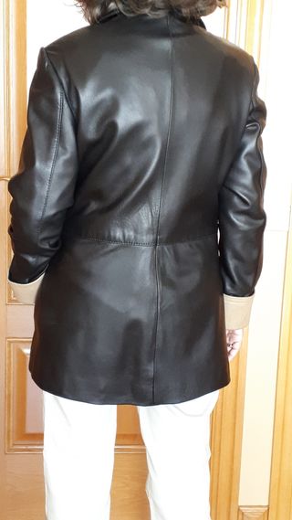 Chaqueta de piel autentica
