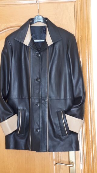 Chaqueta de piel autentica