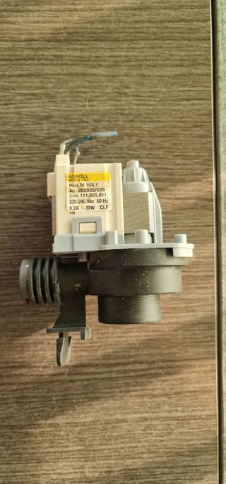Bomba desagüe lavavajillas Zanussi 