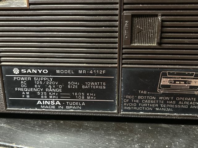 Sanyo MR-4112F no funciona