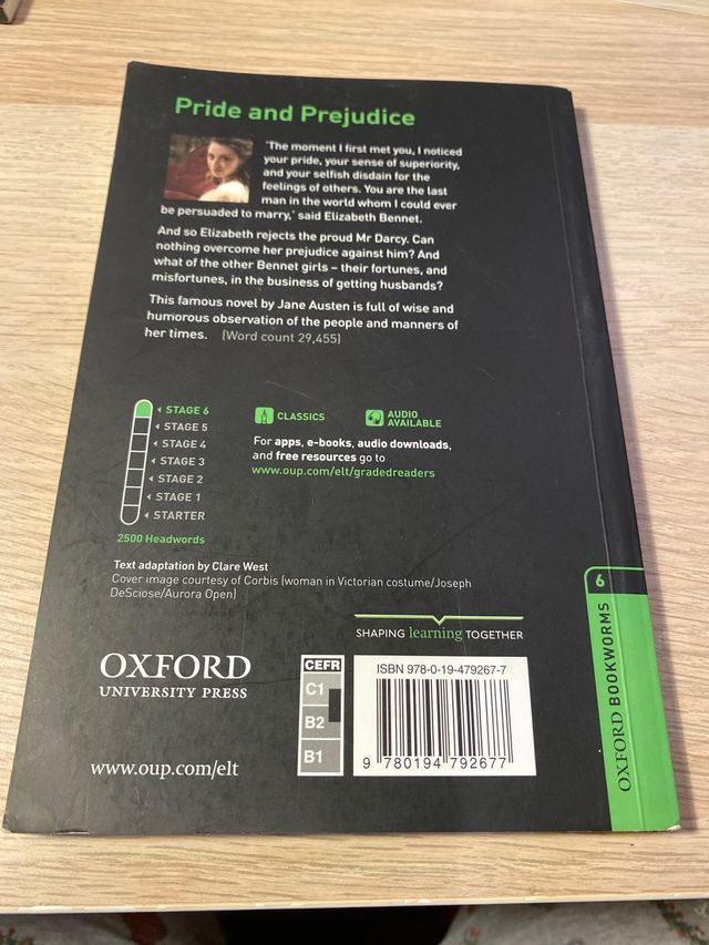 Libros en inglés Oxford Bookworms