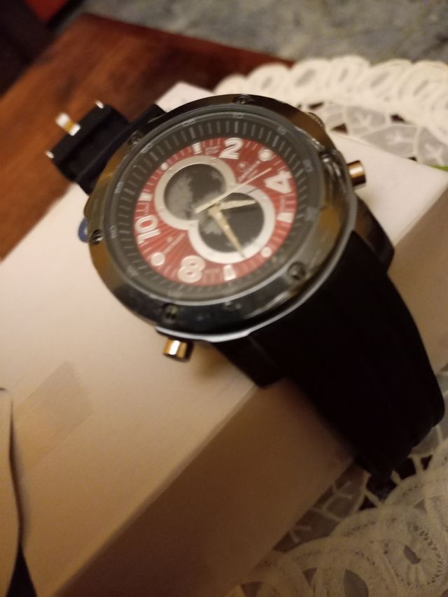 orologio uomo jamaica Quadrante rosso