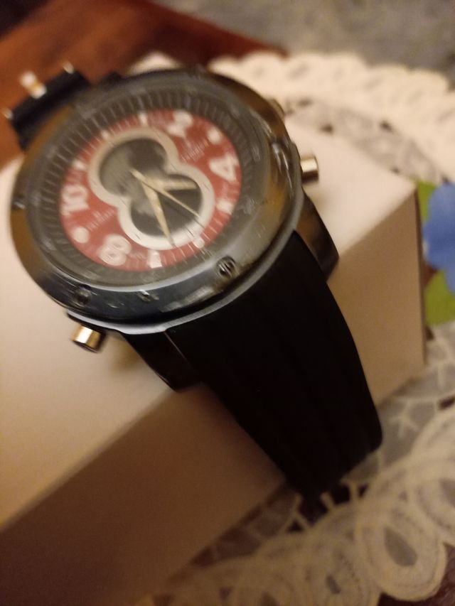 orologio uomo jamaica Quadrante rosso