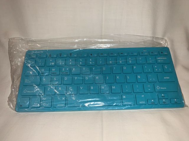 Teclado inalámbrico Bluetooth 3.0 Silver HT WCOLOR