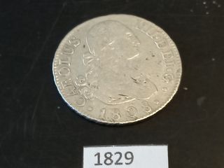 moneda de 2 reales 1808 Madrid 