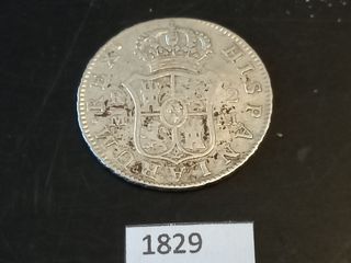 moneda de 2 reales 1808 Madrid 