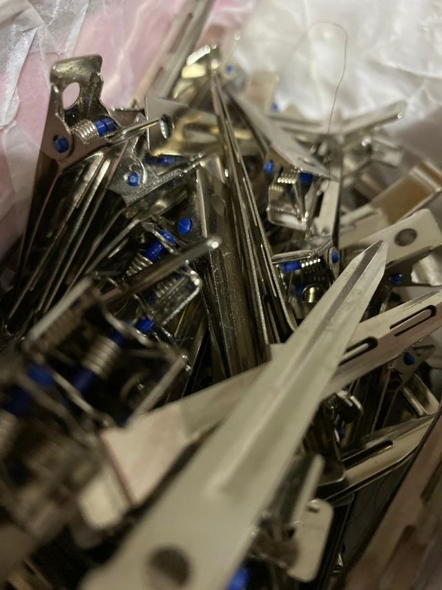 Set de pinzas de peluquería