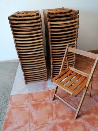 sillas de madera