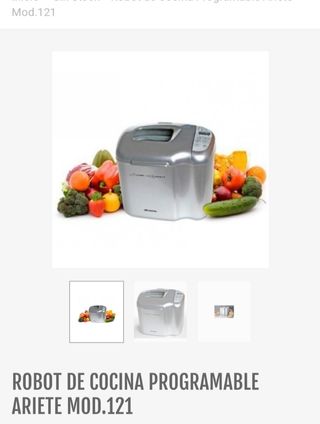 ariete cocina expres mod121 (robot cocina)