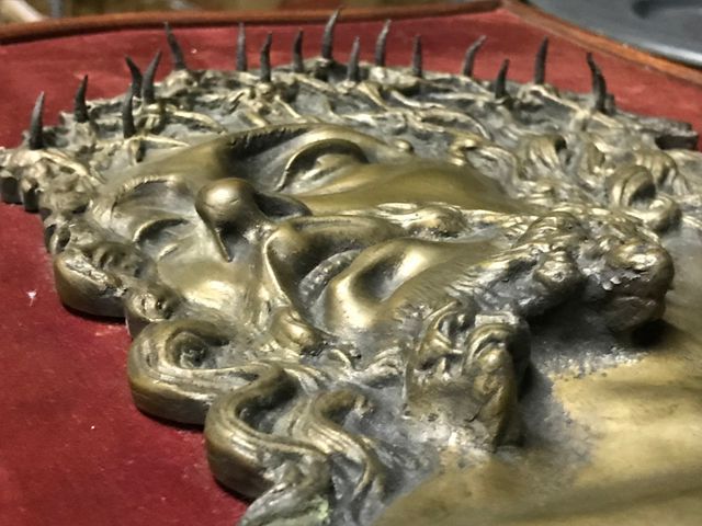 Quadri bassorilievo in bronzo - Maria e Gesù