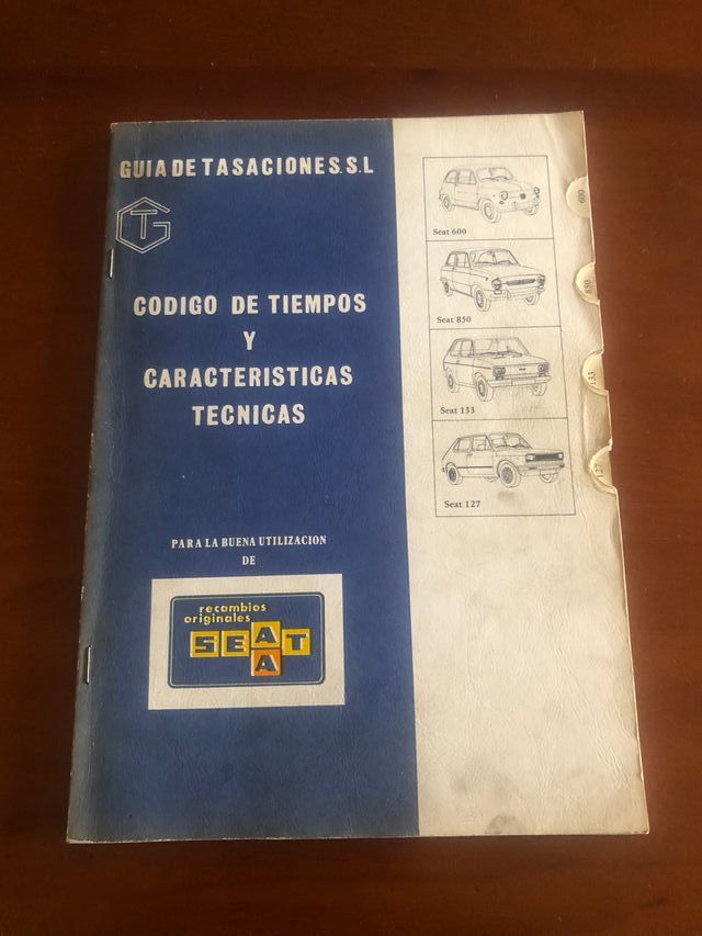 Seat guia tasacion original