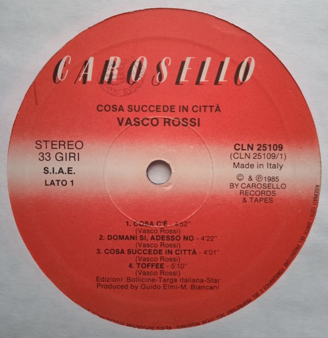 Vinile di Vasco Rossi: Cosa succede in città