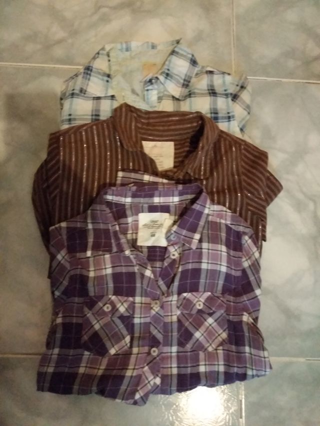 lote 3 camisas talla 12