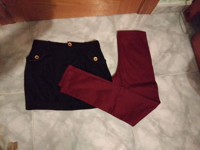 lote faldas y pantalon talla s
