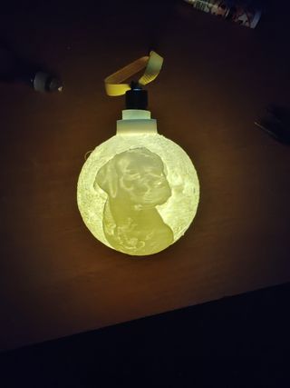 Bola de navidad personalizada con foto