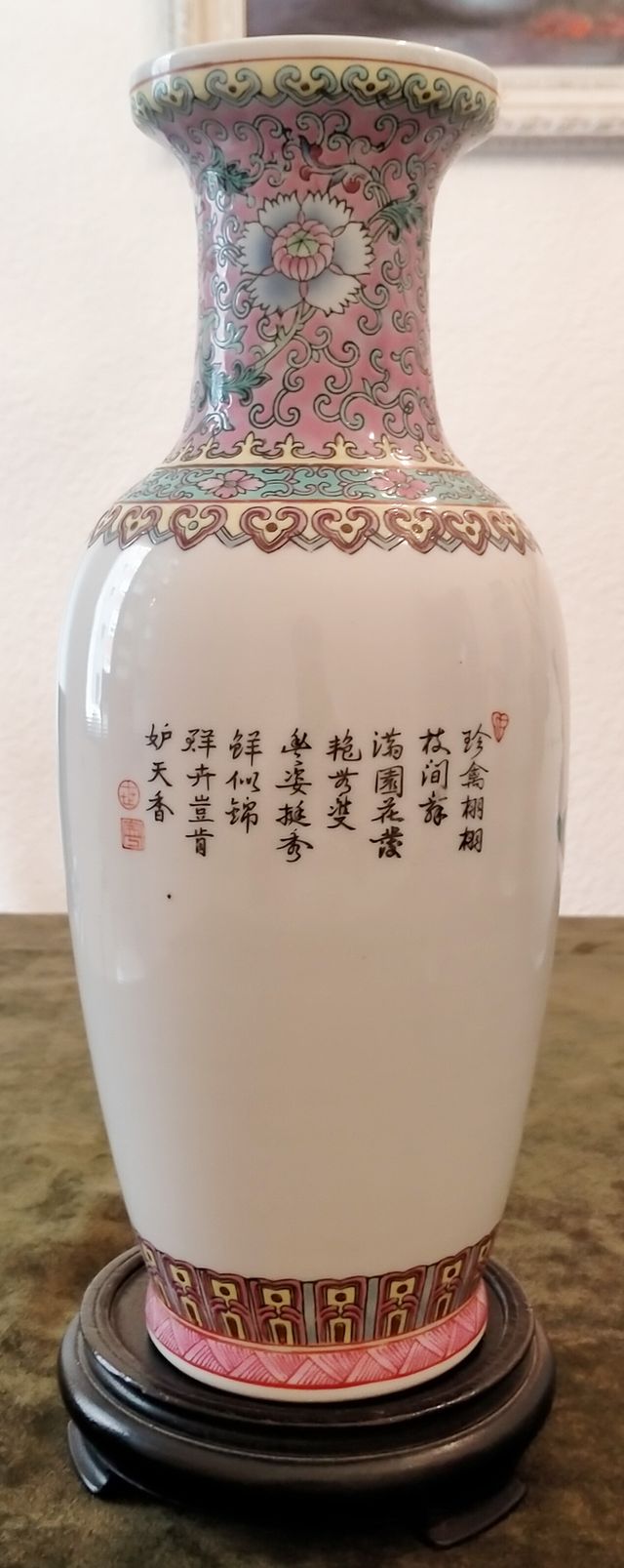 jarrón porcelana china