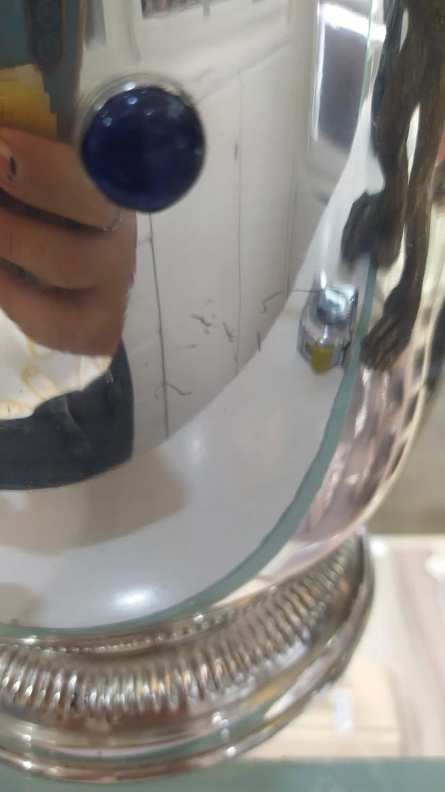 Champanera plateada 22x30cm